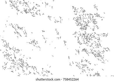 Distressed halftone grunge black and white vector texture -texture of snow background for creation abstract vintage effect with noise and grain