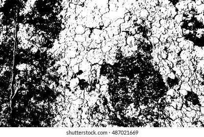 Distressed halftone grunge vector texture - mountain rock background for creation abstract vintage effect with noise and grain