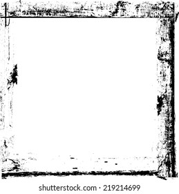 Distressed highly detailed grunge frame with space for your text or image. Grunge style design . Vector illustration. 