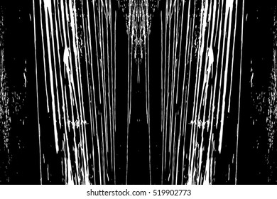 Distressed Lines  Black Overlay Texture For Your Design. EPS10 vector.