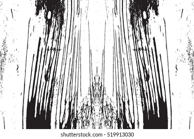 Distressed Lines  Black Overlay Texture For Your Design. EPS10 vector.