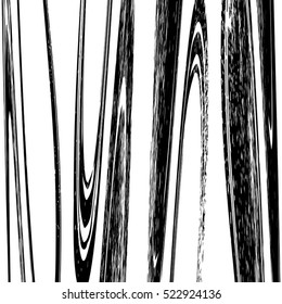 Distressed Lines  Black Overlay Texture For Your Design. EPS10 vector.