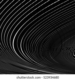 Distressed Lines Wavy  Black Overlay Texture For Your Design. EPS10 vector.