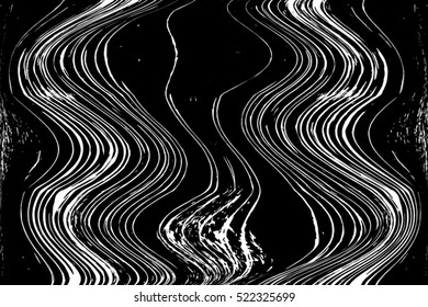 Líneas en peligro Textura en blanco y negro ondulada para su diseño. Vector EPS10.