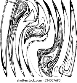 Distressed Lines Wavy Diagonal Black and White Overlay Texture For Your Design. EPS10 vector.