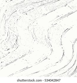 Distressed Lines Wavy Diagonal Black and White Overlay Texture For Your Design. EPS10 vector.
