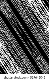 Distressed Lines Wavy Zebra Black Overlay Texture For Your Design. EPS10 vector.