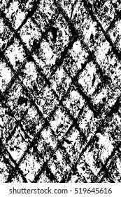 Distressed Lines Wavy Zebra Black Overlay Texture For Your Design. EPS10 vector.