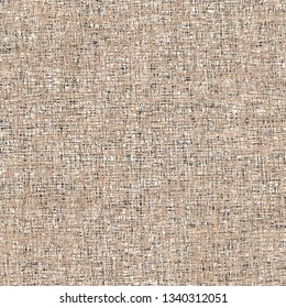 Distressed mesh texture. Beige sackcloth background. Rustic linen. Vector illustration.