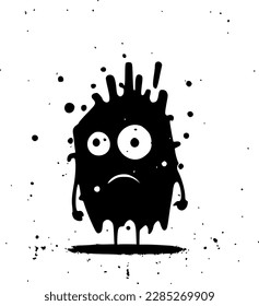 Distressed | Minimalist and Simple Silhouette - Vector illustration