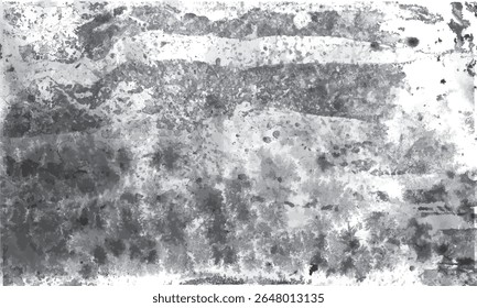 Sobreposição monocromática angustiada com uma textura de tinta manchada e limpa. Fundo grunge abstrato com uma superfície listrada lavada perfeito para criar um olhar desbotado em projetos.