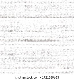 Distressed monocrome color linen texture stripe seamless pattern design . Detail. Vector illustration. Border Background. Old  Flax Fibre  Organic Yarn Close Up Weave Fabric