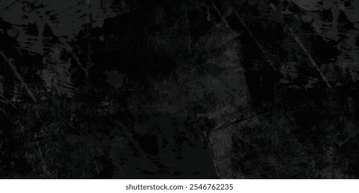 Distressed and Moody Abstract Surface with Black Tones, Rough Details, and Gritty Shadows
