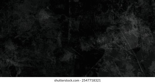 Distressed and Moody Abstract Surface with Black Tones, Rough Details, and Gritty Shadows
