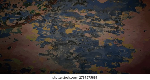 Distressed multi color paint texture with distressed background weathered concrete material industrial exterior backdrop abstract roughness structure foundation