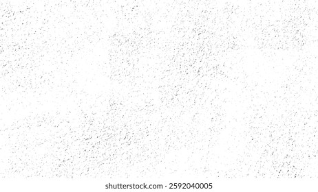 A distressed overlay background with tiny black particles scattered. Black grainy texture dust overlay textured. Grain noise particles. Rusted white background illustration. Grunge texture background