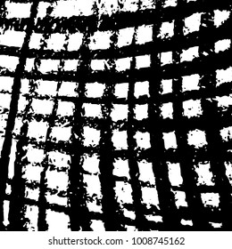 Distressed overlay dirt dots grid mesh fabric texture for your design. Grunge distressed artistic background. EPS10 vector.