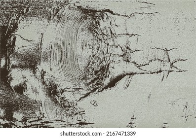 Texture grise d'écorce en bois, arrière-plan grunge. illustration vectorielle abstraite demi-teint