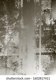 Distressed overlay metallic silver chromium plated texture. grunge background. abstract vector illustration
