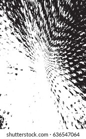 Distressed overlay point dot texture. Grunge grainy granule texture for making your design aged. Urban messy dirty cover template. EPS10 vector.