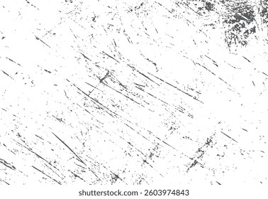 Distressed overlay rough textured. Distressed black sketches line texture. Dust overlay textured. Grain noise particles.	
