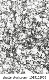 Distressed overlay texture of cracked concrete, stone or asphalt. grunge background. abstract halftone vector illustration