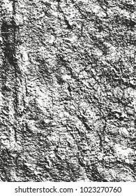 Distressed overlay texture of cracked concrete, stone or asphalt. grunge background. abstract halftone vector illustration