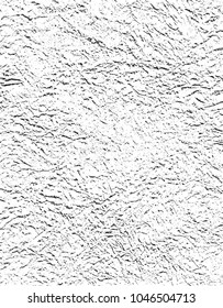 Distressed overlay texture of cracked concrete, stone or asphalt. grunge background. abstract halftone vector illustration