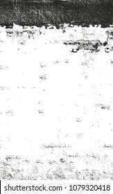 Distressed overlay texture of cracked concrete, stone or asphalt. grunge background. abstract halftone vector illustration