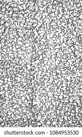Distressed overlay texture of cracked concrete, stone or asphalt. grunge background. abstract halftone vector illustration