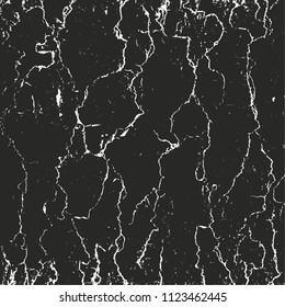 Distressed overlay texture of cracked concrete, stone or asphalt. grunge background. abstract halftone vector illustration