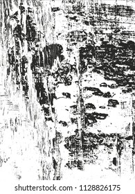 Distressed overlay texture of cracked concrete, stone or asphalt. grunge background. abstract halftone vector illustration