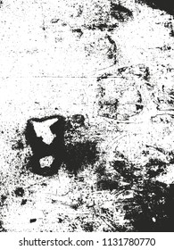 Distressed overlay texture of cracked concrete, stone or asphalt. grunge background. abstract halftone vector illustration