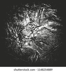 Distressed overlay texture of cracked concrete, stone or asphalt. grunge background. abstract halftone vector illustration