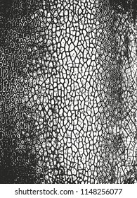 Distressed overlay texture of cracked concrete, stone or asphalt. grunge background. abstract halftone vector illustration