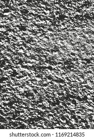 Distressed overlay texture of cracked concrete, stone or asphalt. grunge background. abstract halftone vector illustration