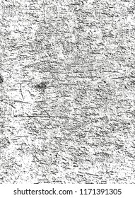 Distressed overlay texture of cracked concrete, stone or asphalt. grunge background. abstract halftone vector illustration