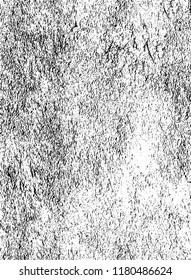 Distressed overlay texture of cracked concrete, stone or asphalt. grunge background. abstract halftone vector illustration
