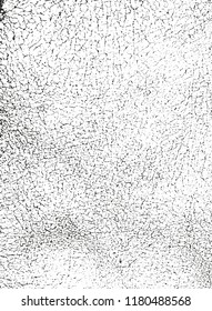 Distressed overlay texture of cracked concrete, stone or asphalt. grunge background. abstract halftone vector illustration
