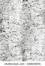 Distressed overlay texture of cracked concrete, stone or asphalt. grunge background. abstract halftone vector illustration
