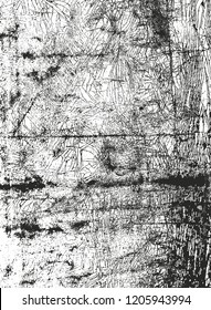 Distressed overlay texture of cracked concrete, stone or asphalt. grunge background. abstract halftone vector illustration