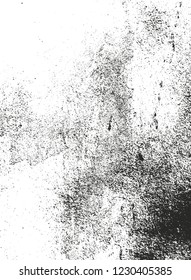 Distressed overlay texture of cracked concrete, stone or asphalt. grunge background. abstract halftone vector illustration