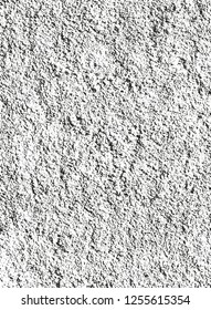 Distressed overlay texture of cracked concrete, stone or asphalt. grunge background. abstract halftone vector illustration