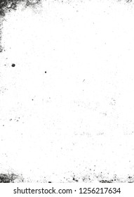Distressed overlay texture of cracked concrete, stone or asphalt. grunge background. abstract halftone vector illustration