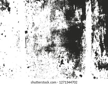 Distressed overlay texture of cracked concrete, stone or asphalt. grunge background. abstract halftone vector illustration