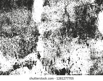 Distressed overlay texture of cracked concrete, stone or asphalt. grunge background. abstract halftone vector illustration