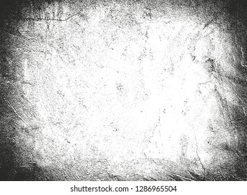 Distressed overlay texture of cracked concrete, stone or asphalt. grunge background. abstract halftone vector illustration