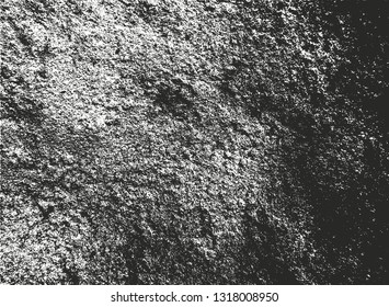 Distressed overlay texture of cracked concrete, stone or asphalt. grunge background. abstract halftone vector illustration