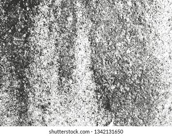 Distressed overlay texture of cracked concrete, stone or asphalt. grunge background. abstract halftone vector illustration