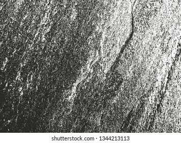 Distressed overlay texture of cracked concrete, stone or asphalt. grunge background. abstract halftone vector illustration